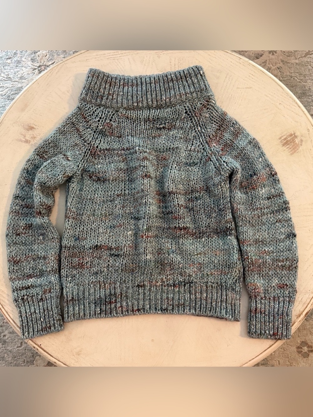 Anthropologie MOTH Alpaca Wool Blend Wide Neck Comfy Sweater Sz Medium